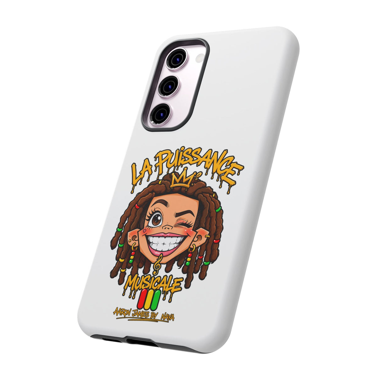 Coque Samsung Rasta Queen – Blanc | La Puissance Musicale