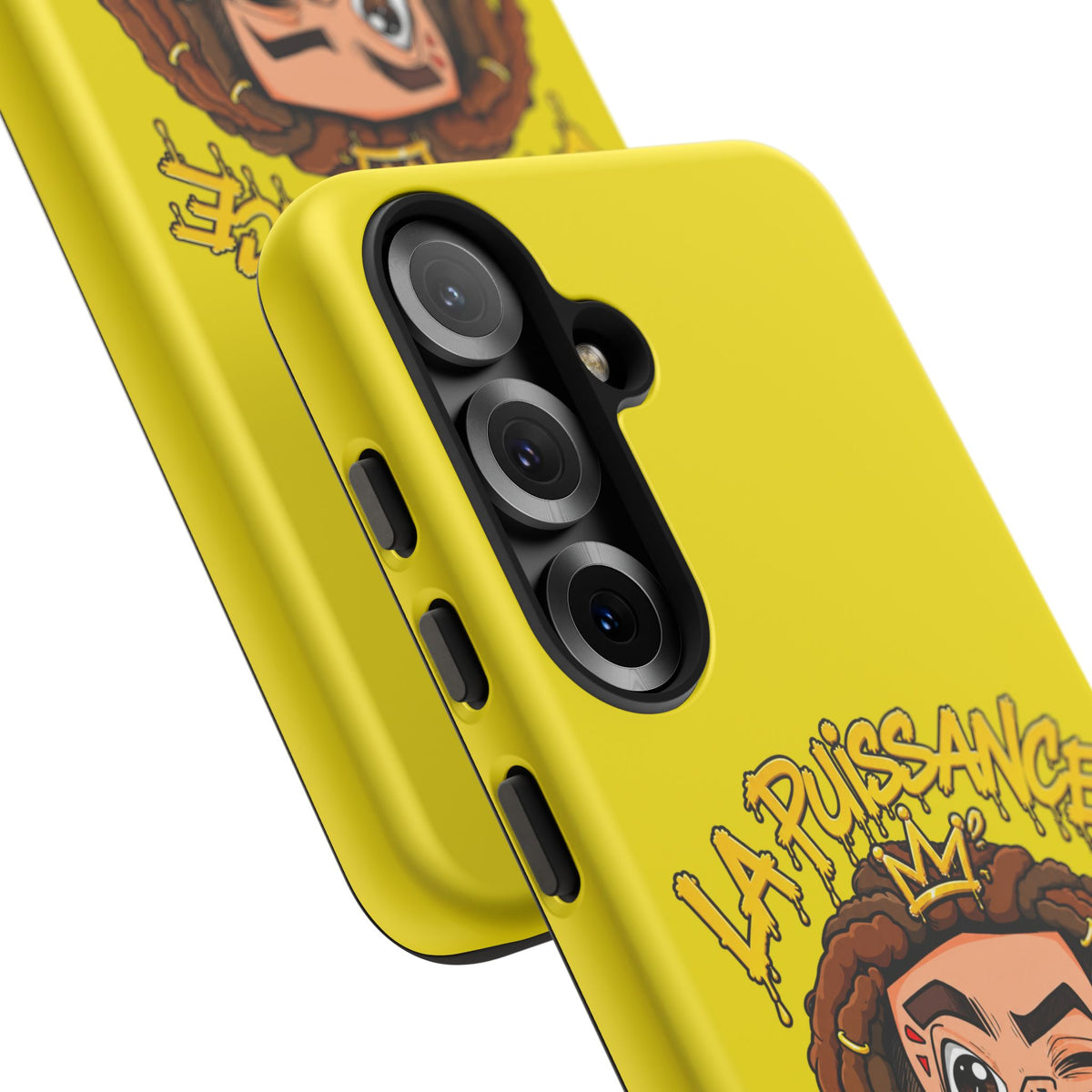 Coque Samsung Rasta King – Jaune | La Puissance Musicale