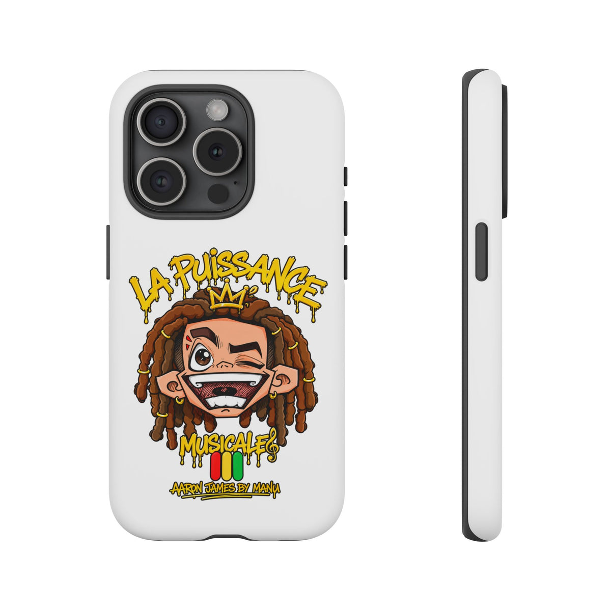 Coque Rasta King – Blanc | La Puissance Musicale