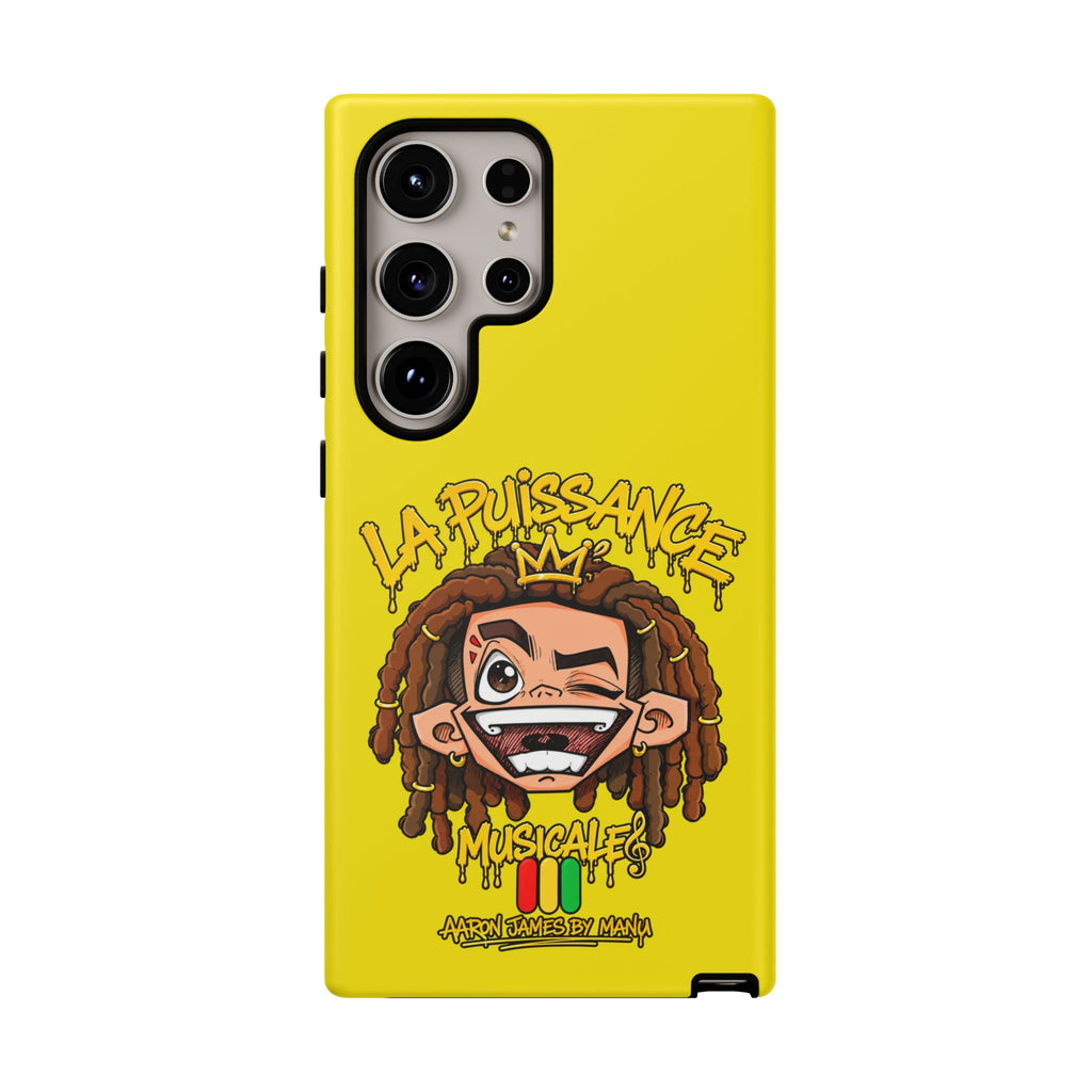 Coque Samsung Rasta King – Jaune | La Puissance Musicale