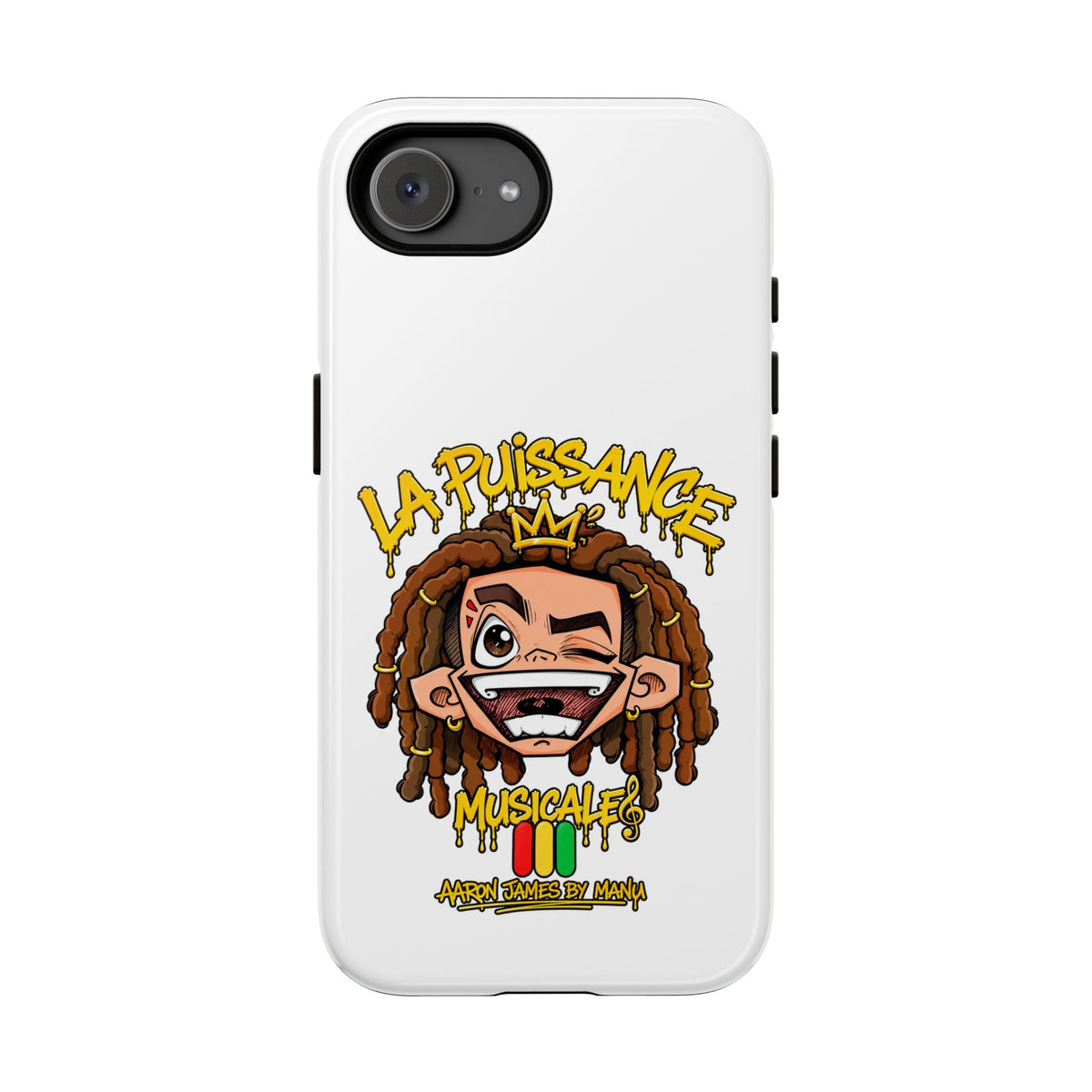 Coque Rasta King – Blanc | La Puissance Musicale