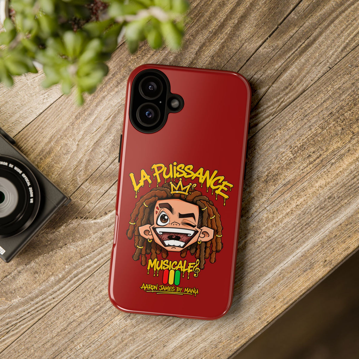 Coque Rasta King – Rouge | La Puissance Musicale