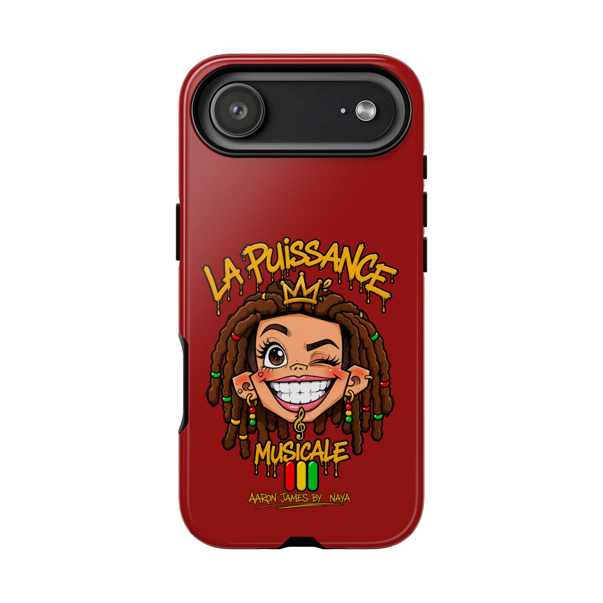 Coque Rasta Queen – Rouge | La Puissance Musicale