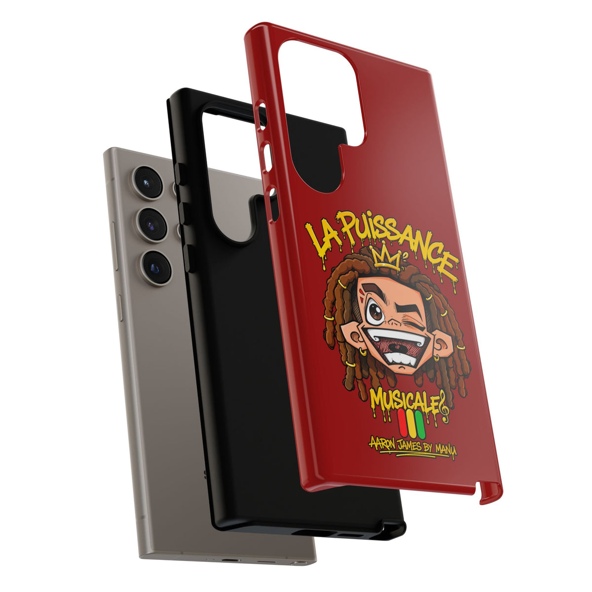 Coque Samsung Rasta King – Rouge | La Puissance Musicale