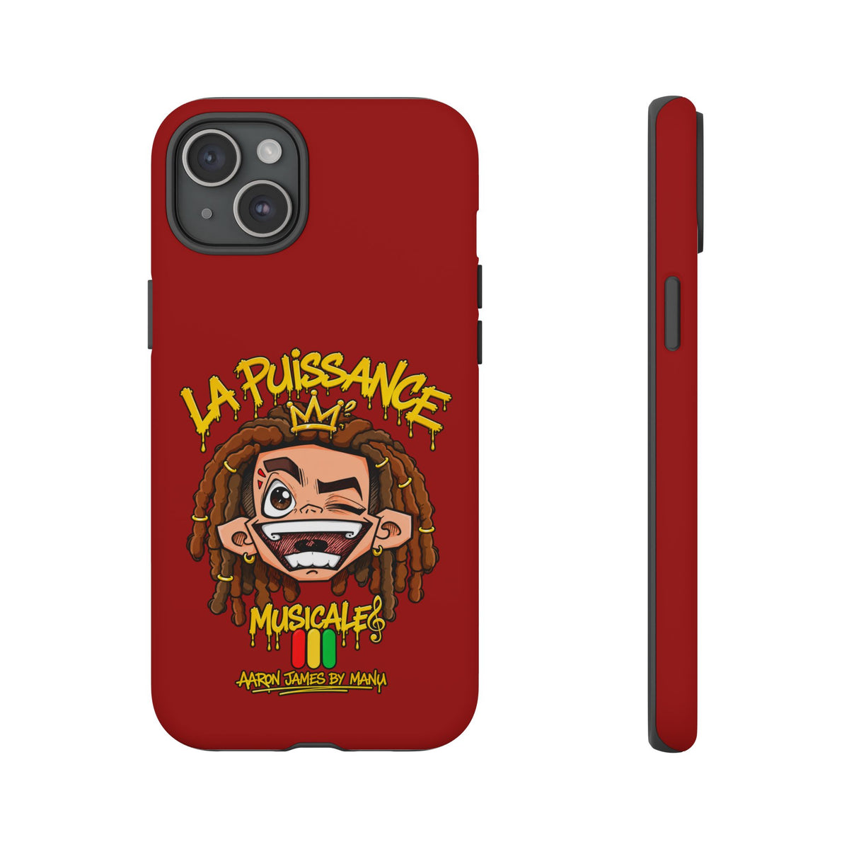 Coque Rasta King – Rouge | La Puissance Musicale