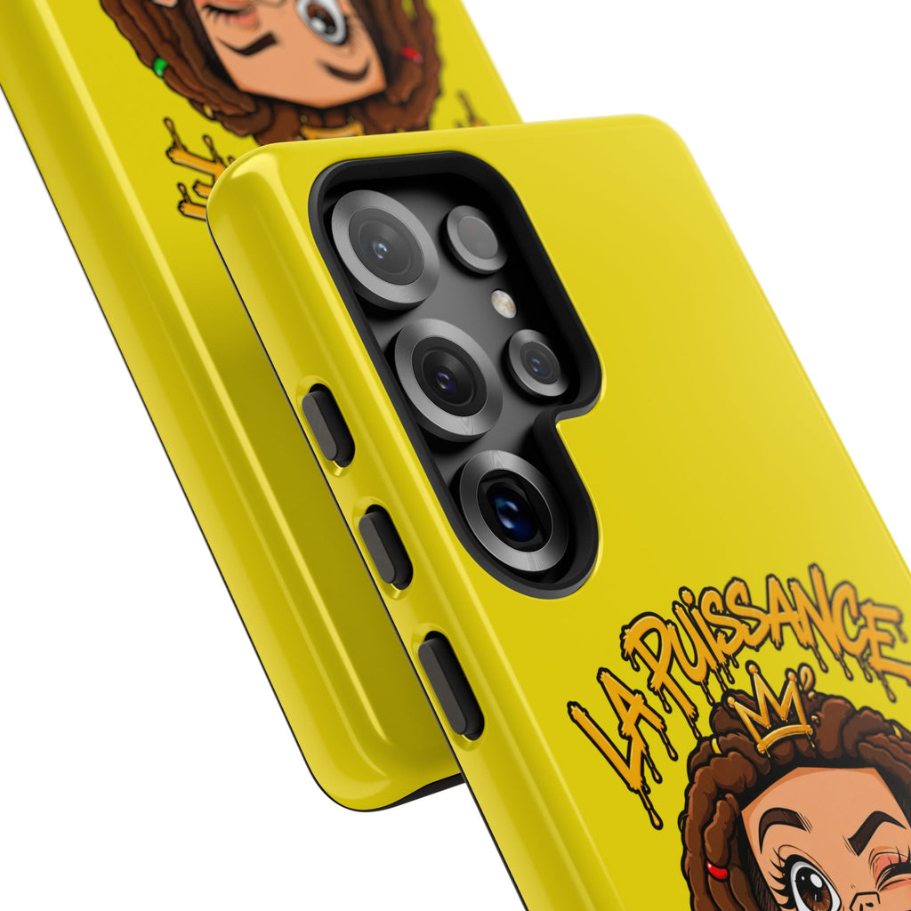 Coque Samsung Rasta Queen – Jaune | La Puissance Musicale
