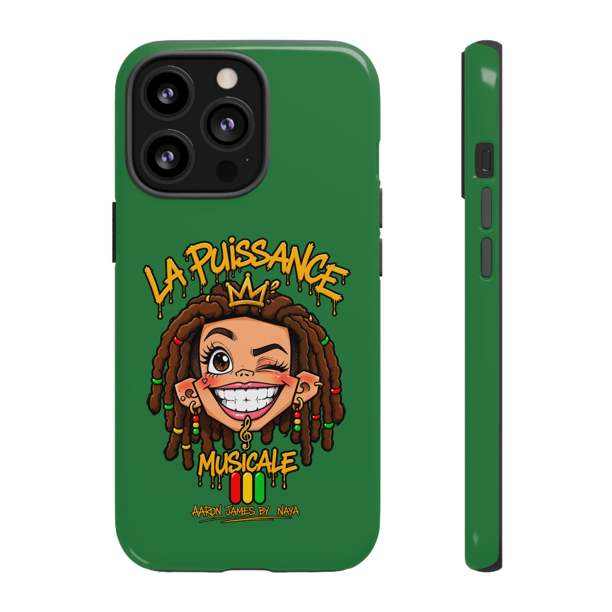 Coque Rasta Queen – Vert | La Puissance Musicale