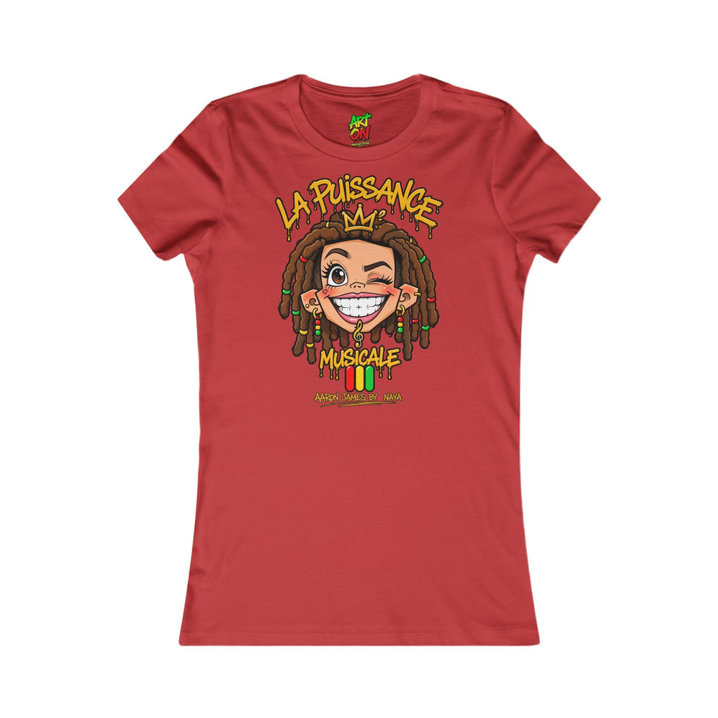 T-shirt Femme La Puissance Musicale Rasta Queen