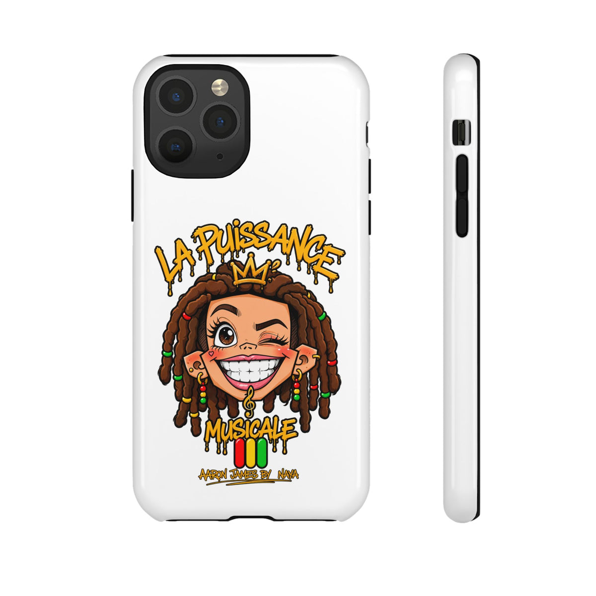 Coque Rasta Queen – Blanc | La Puissance Musicale