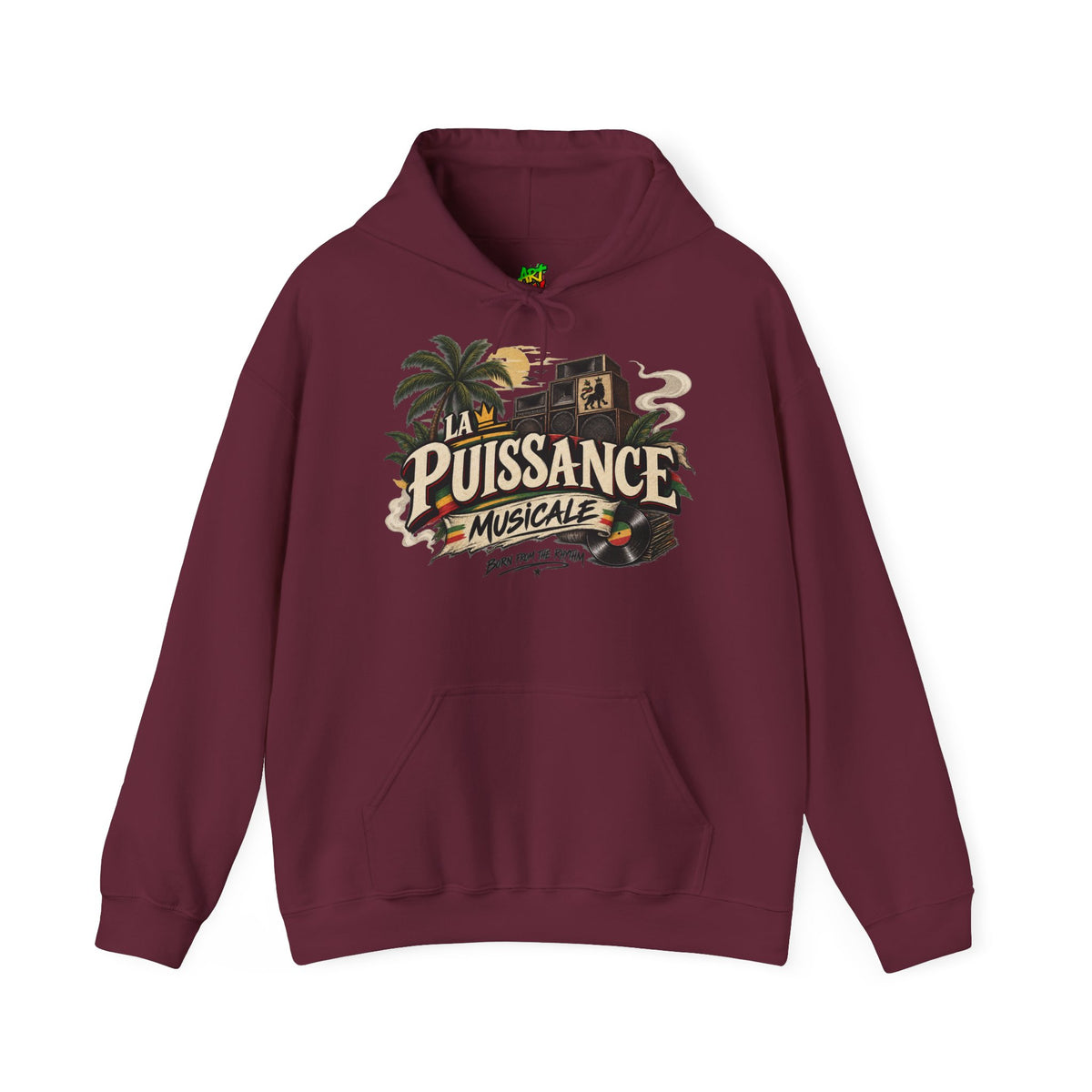 La Puissance Musicale Vintage Hoodie