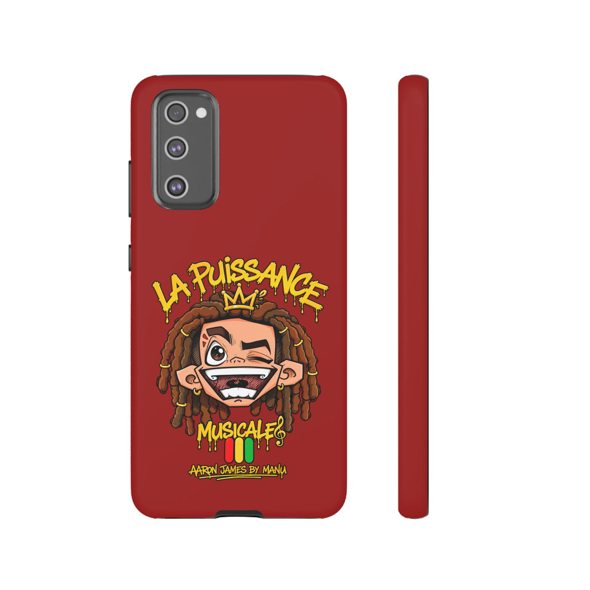 Coque Samsung Rasta King – Rouge | La Puissance Musicale