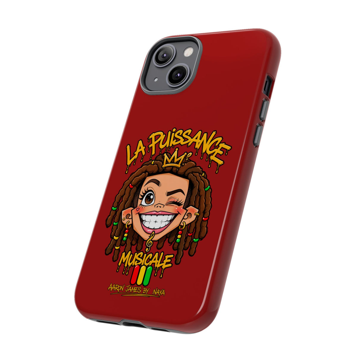 Coque Rasta Queen – Rouge | La Puissance Musicale