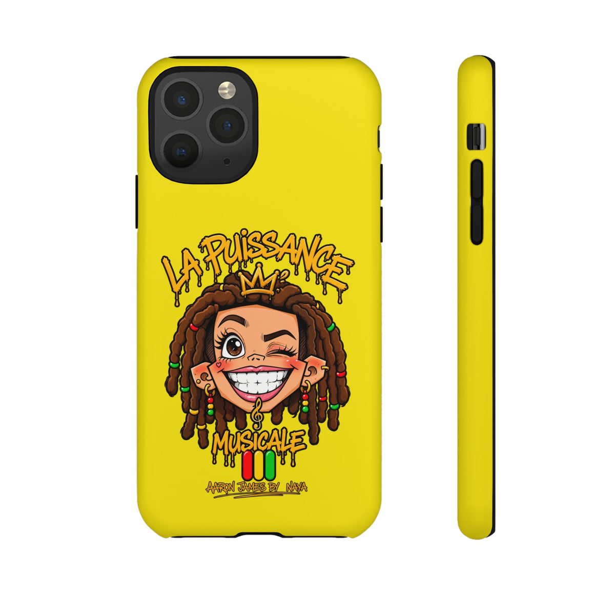 Coque Rasta Queen – Jaune | La Puissance Musicale