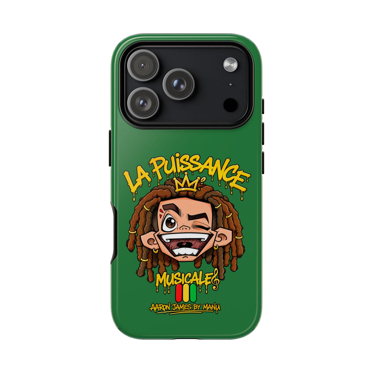 Coque Rasta King – Vert | La Puissance Musicale