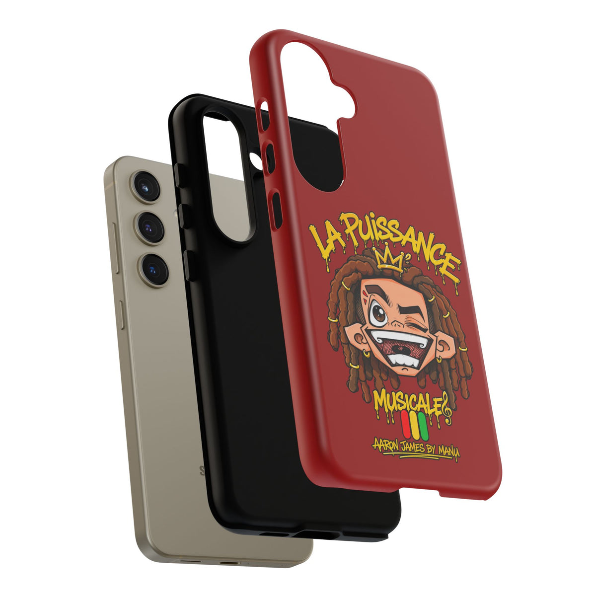 Coque Samsung Rasta King – Rouge | La Puissance Musicale
