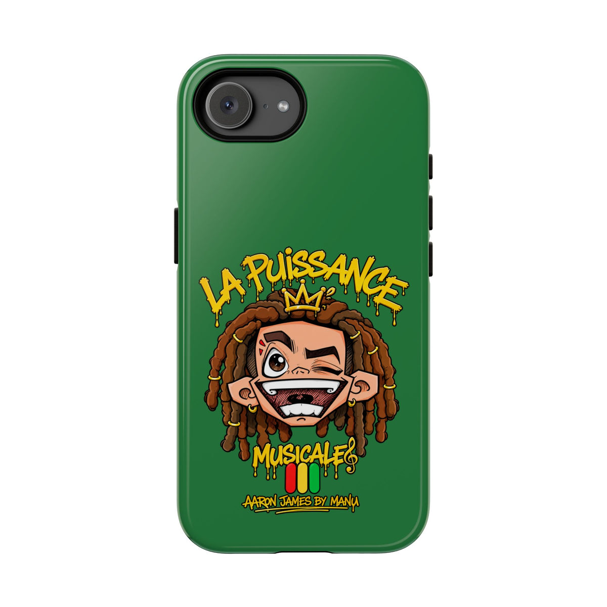 Coque Rasta King – Vert | La Puissance Musicale