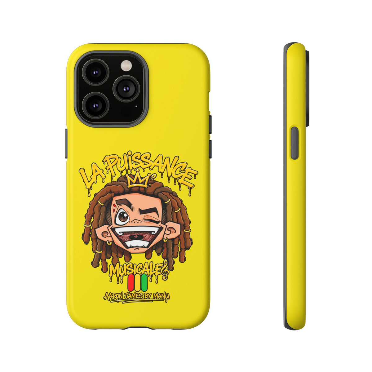 Coque Rasta King – Jaune | La Puissance Musicale