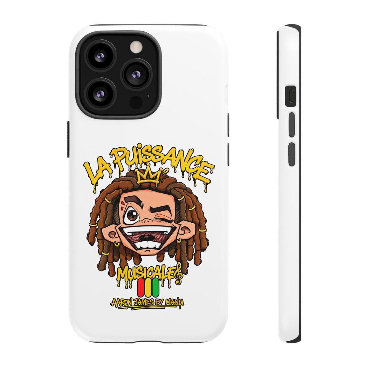 Coque Rasta King – Blanc | La Puissance Musicale