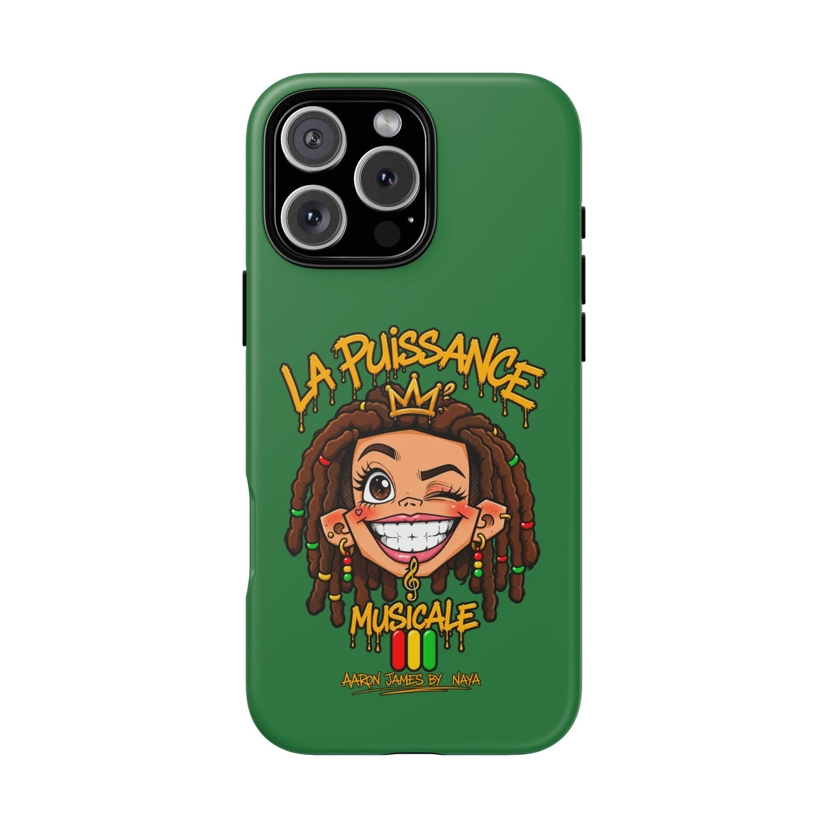 Coque Rasta Queen – Vert | La Puissance Musicale