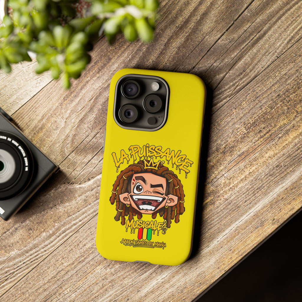 Coque Rasta King – Jaune | La Puissance Musicale