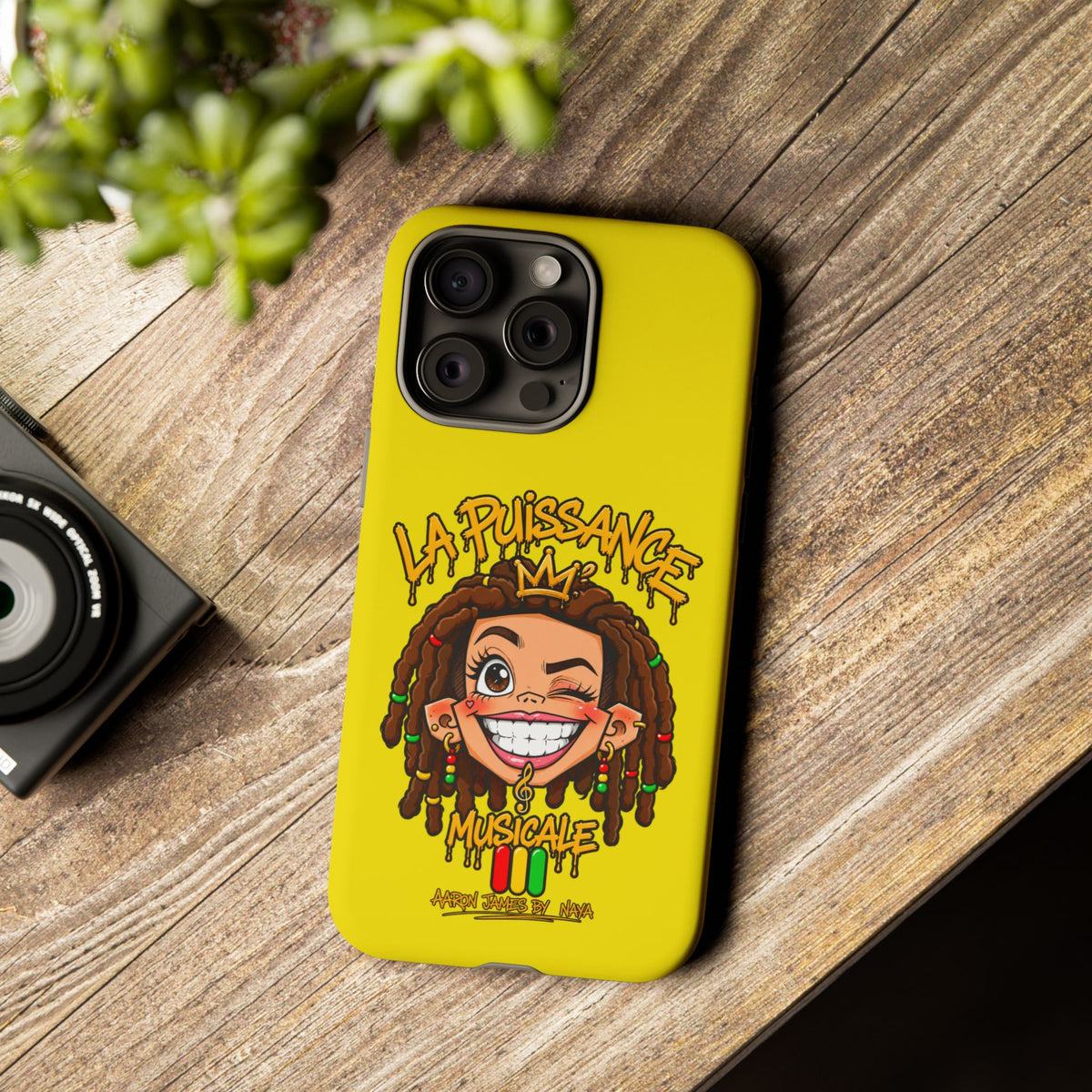 Coque Rasta Queen – Jaune | La Puissance Musicale
