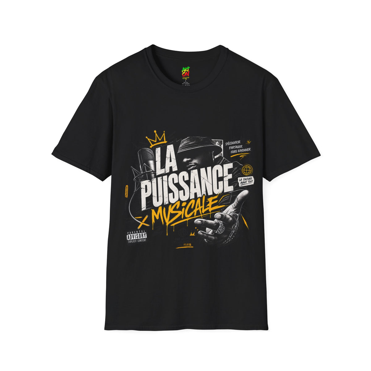 T-Shirt La Puissance Musicale Rap