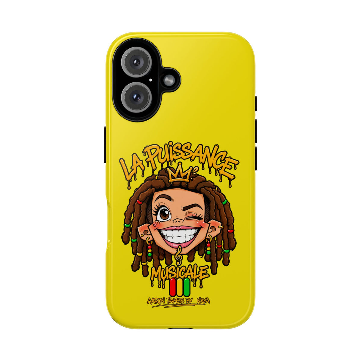 Coque Rasta Queen – Jaune | La Puissance Musicale