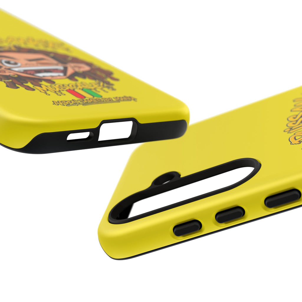 Coque Samsung Rasta King – Jaune | La Puissance Musicale