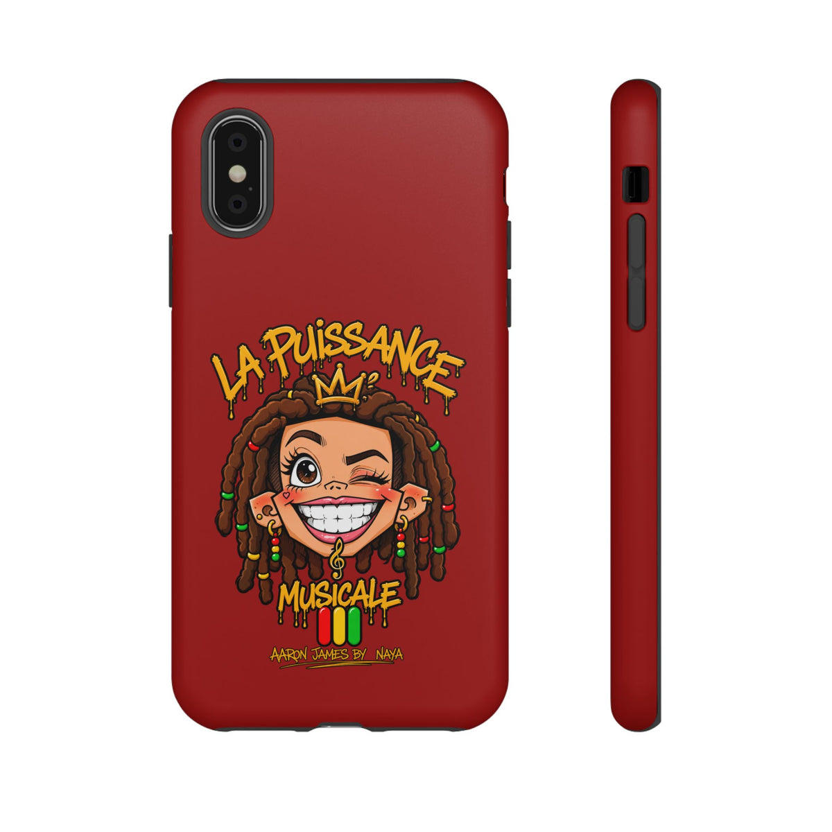 Coque Rasta Queen – Rouge | La Puissance Musicale