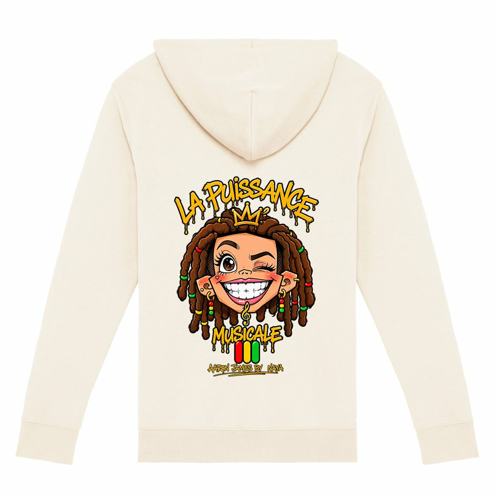 Sweat à capuche unisexe LPM Rasta Queen - dos_0