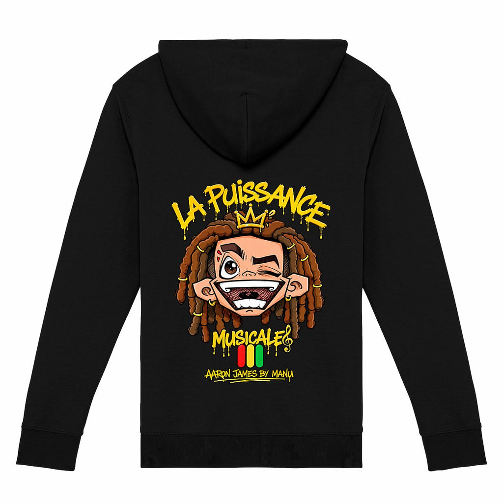 Sweat à capuche unisexe LPM Rasta King - dos_1