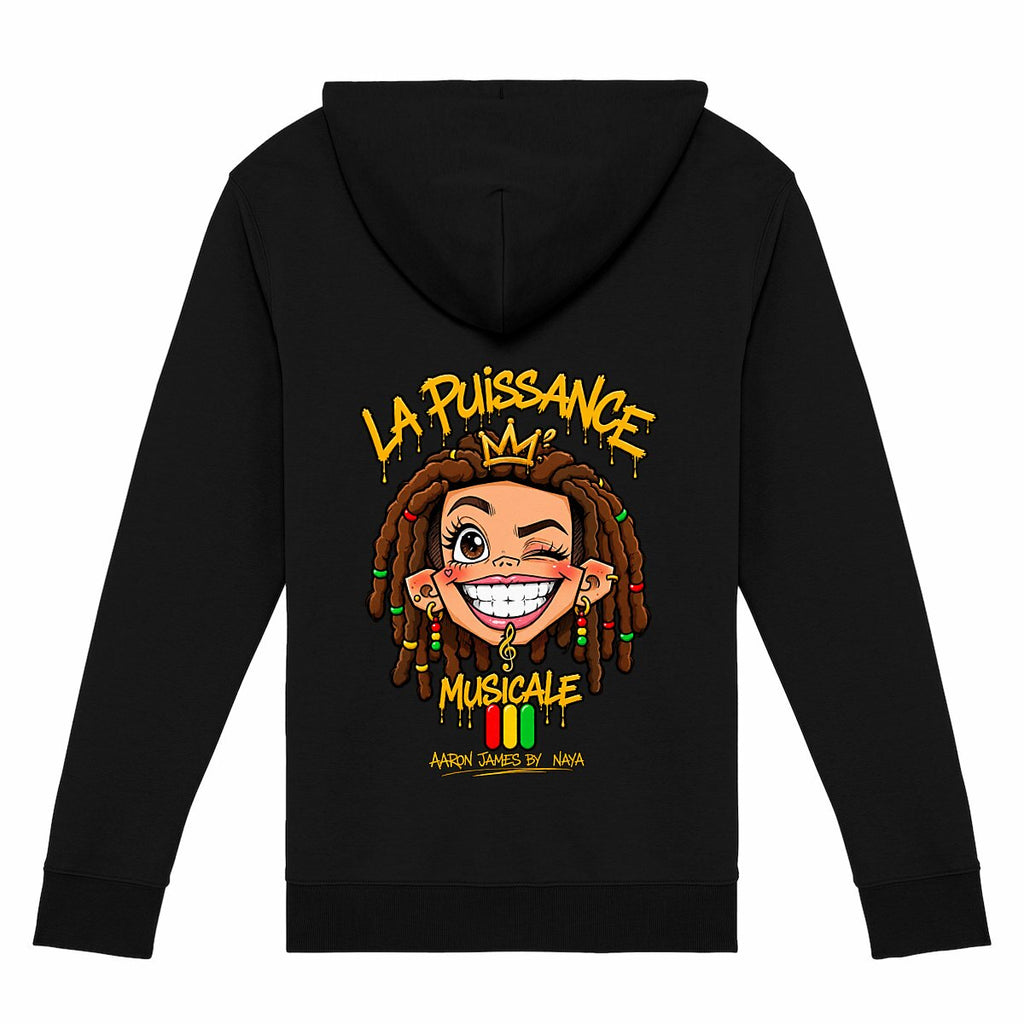 Sweat à capuche unisexe LPM Rasta Queen - dos_1