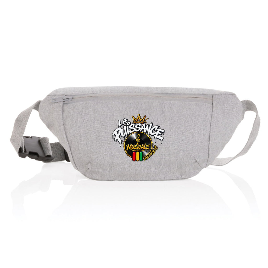 Sac banane en toile La Puissance Musicale - face_0