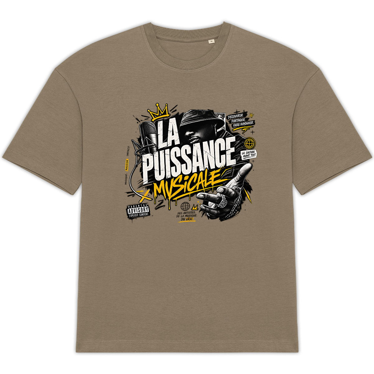 T-shirt Unisexe Oversized LPM Rap - face_0