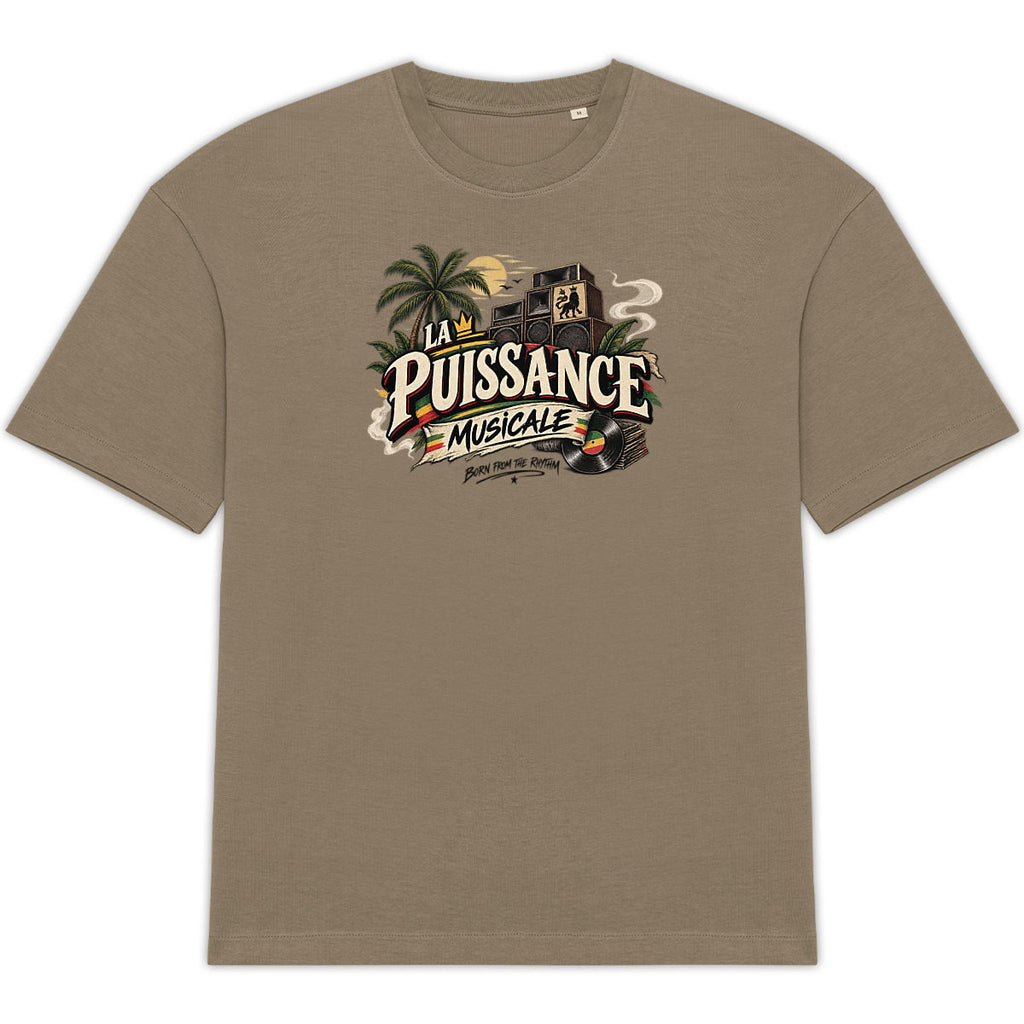 T-shirt Unisexe Oversized LPM Born From The Rythm - face_0
