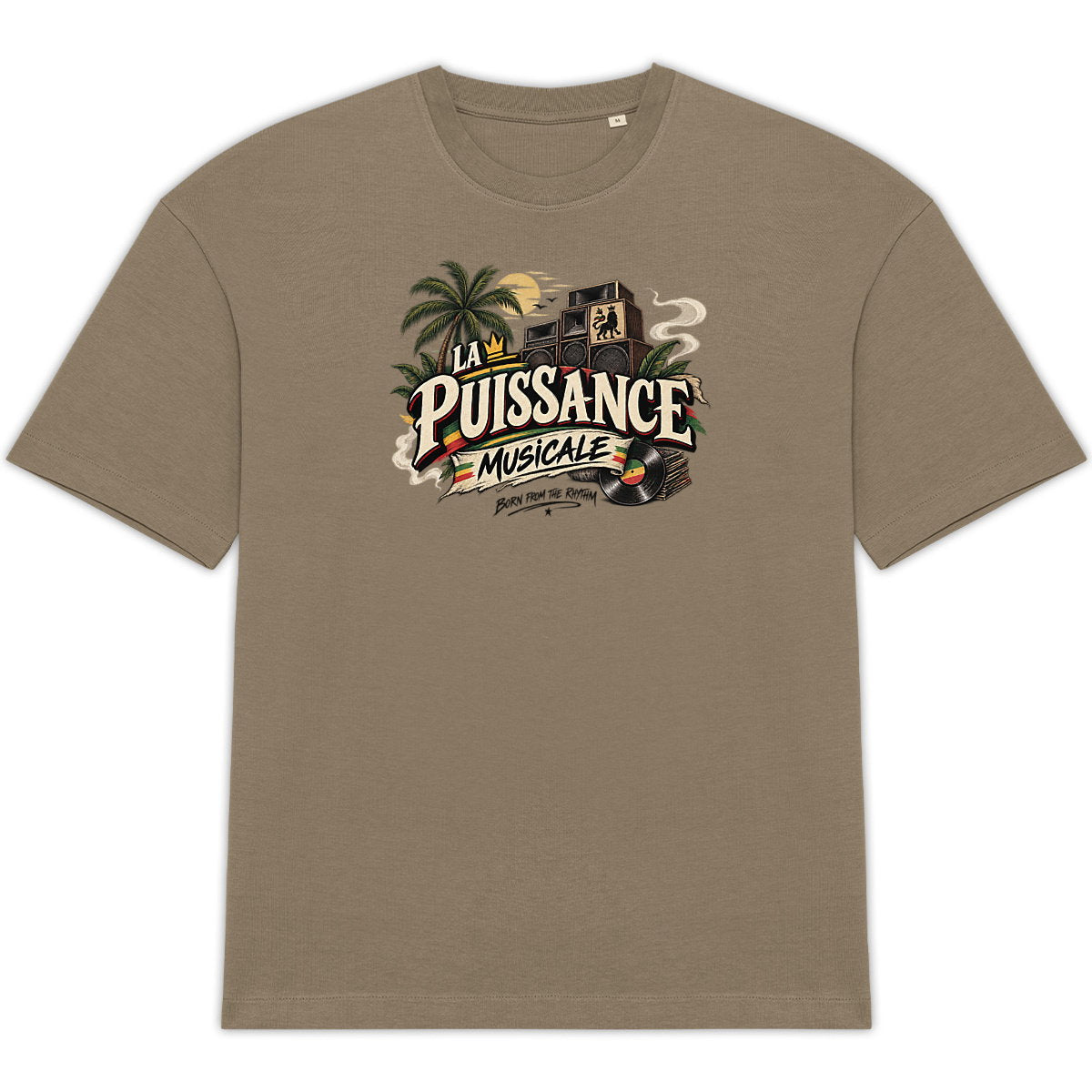 T-shirt Unisexe Oversized LPM Born From The Rythm - face_0