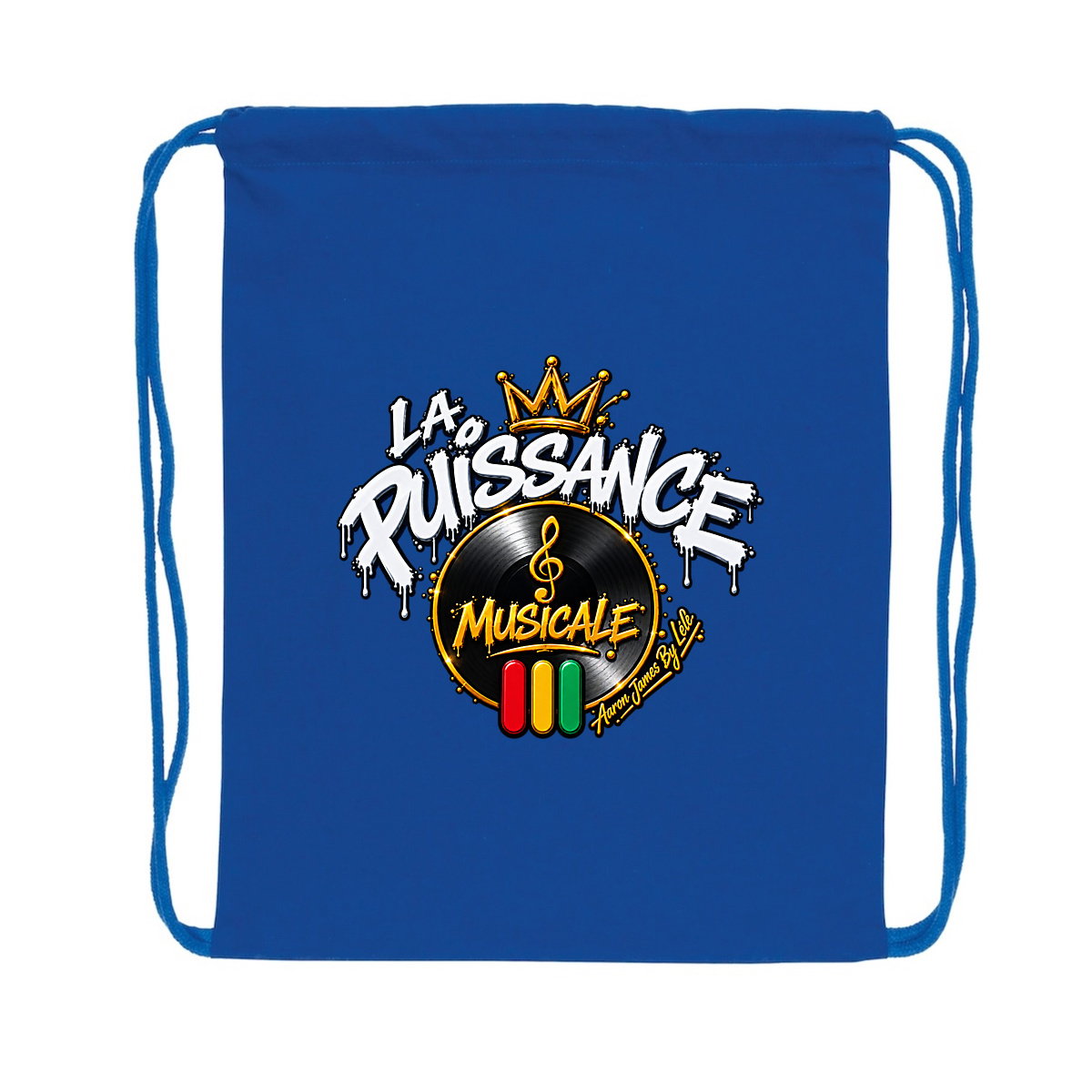 Sac à dos à cordelettes La Puissance Musicale  - face_0