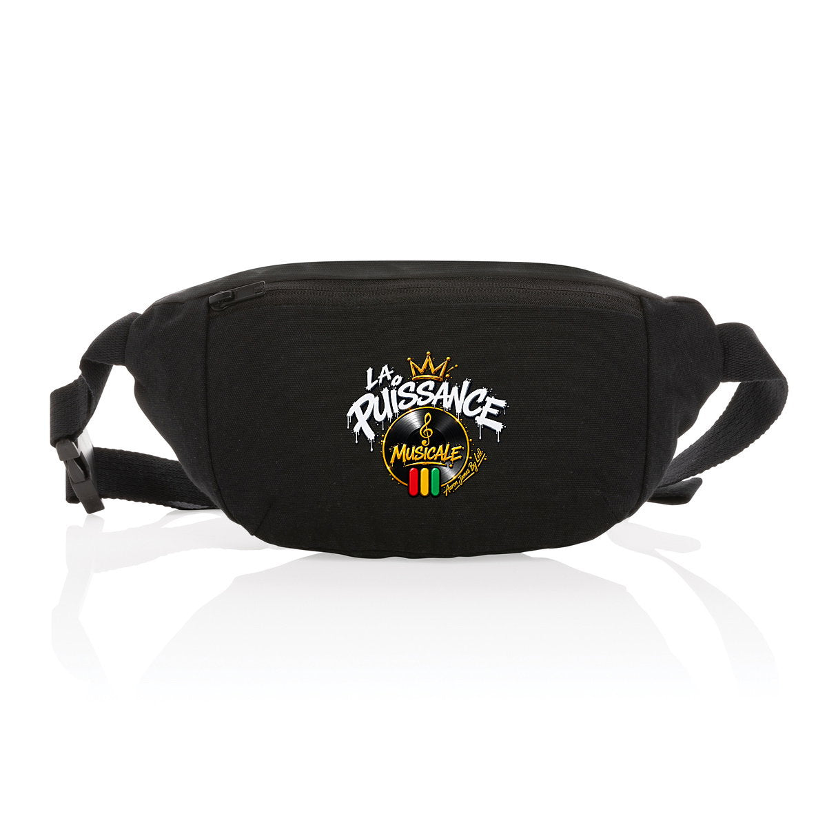 Sac banane en toile La Puissance Musicale - face_1