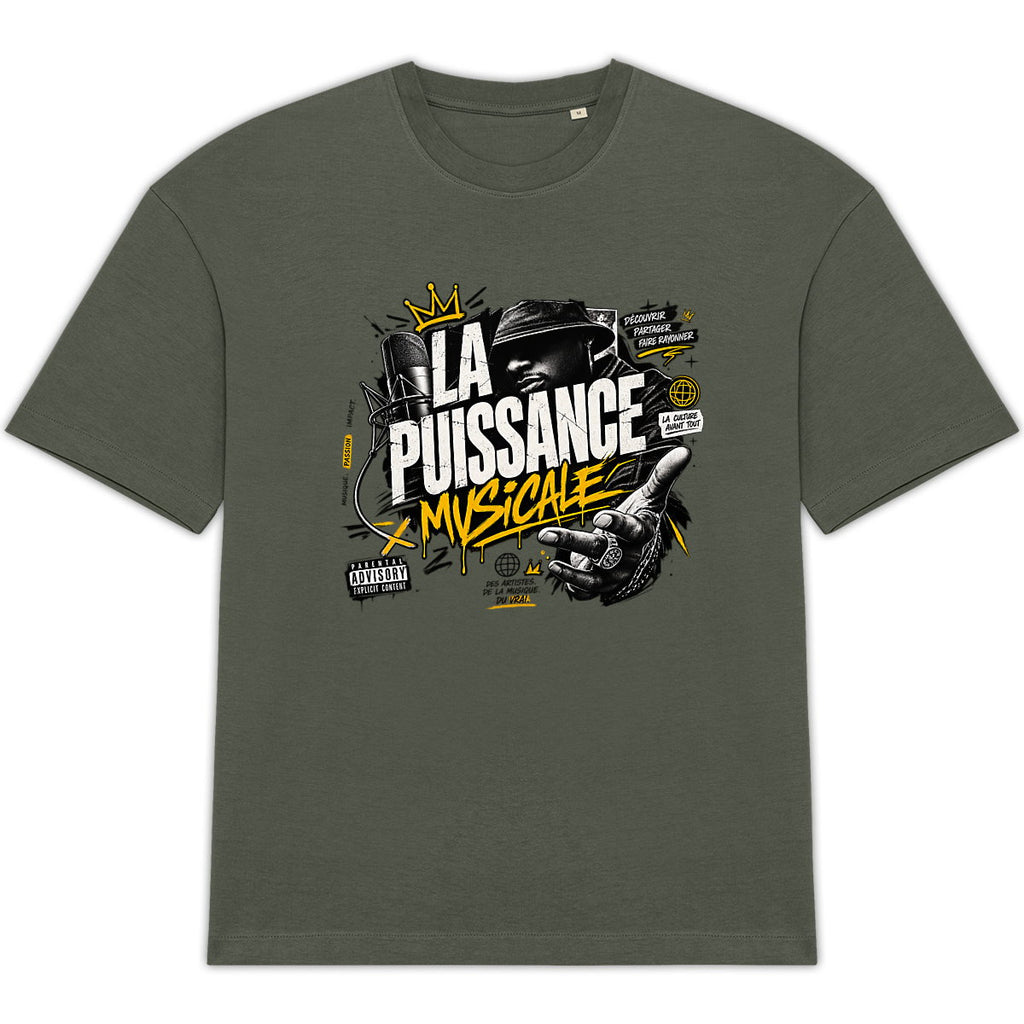 T-shirt Unisexe Oversized LPM Rap - face_1