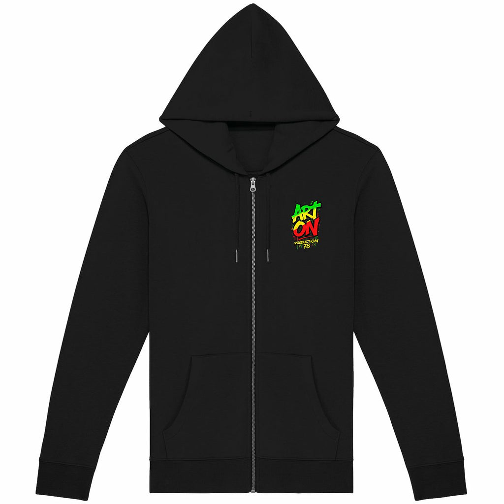 Sweat à capuche unisexe LPM Rasta King - face_1
