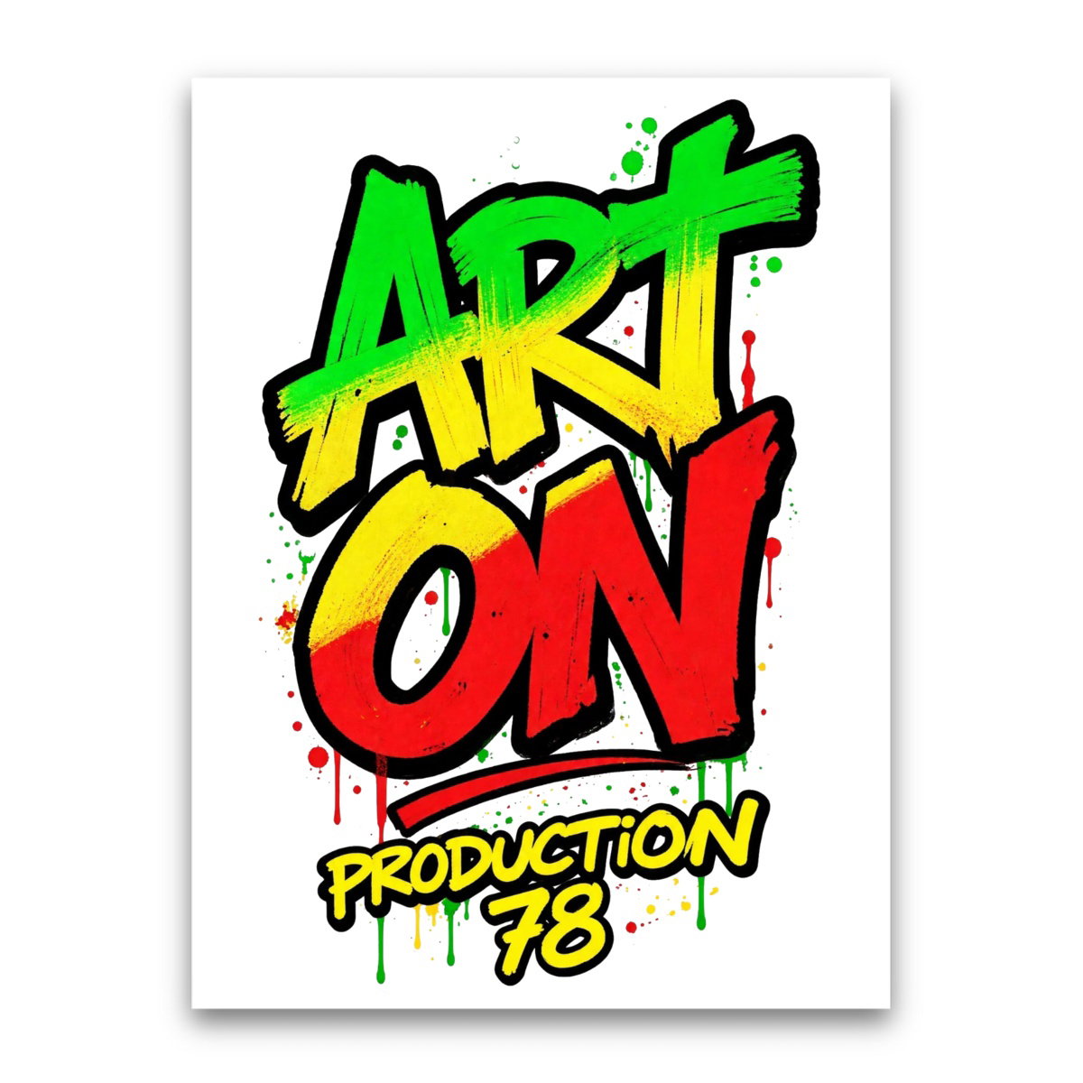Stickers Art On Production - face