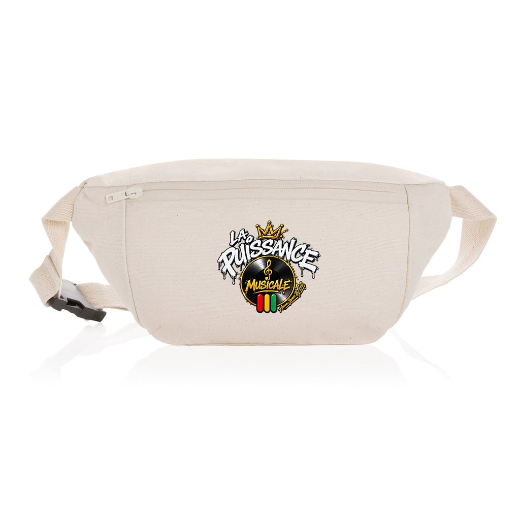 Sac banane en toile La Puissance Musicale - face_2