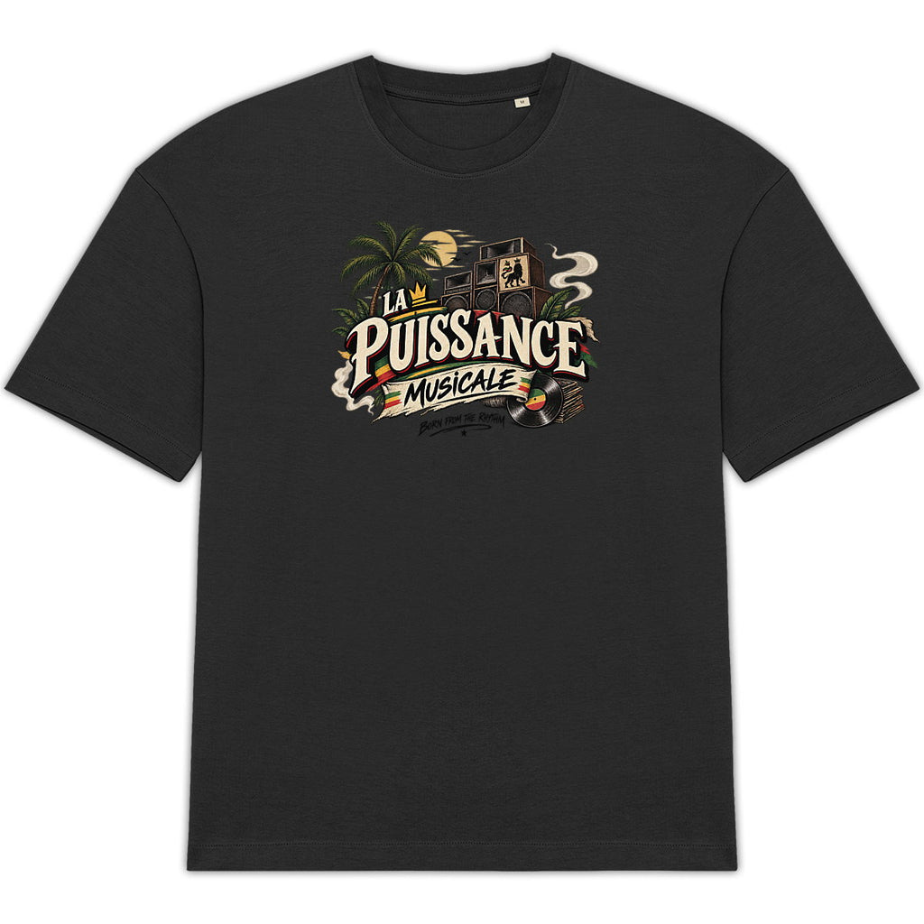 T-shirt Unisexe Oversized LPM Born From The Rythm - face_3