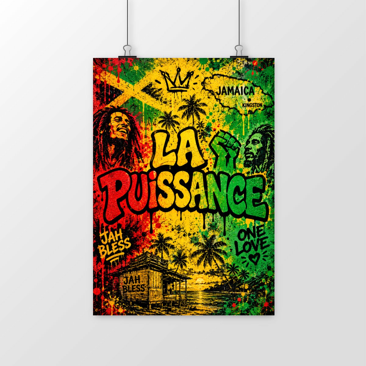 Poster Vertical La Puissance Musicale - portrait
